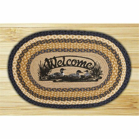CAPITOL IMPORTING CO Capitol Importing Welcome Loons - 20 in. x 30 in. Oval Patch 65-079WL
